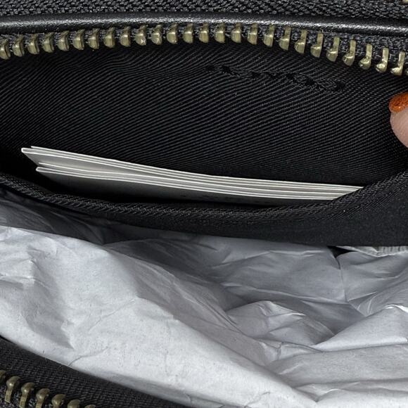 Coach Black Canyon Quilt Exotic Embossed Leather Clutch Crossbody Purse 66140 - Picture 13 of 14